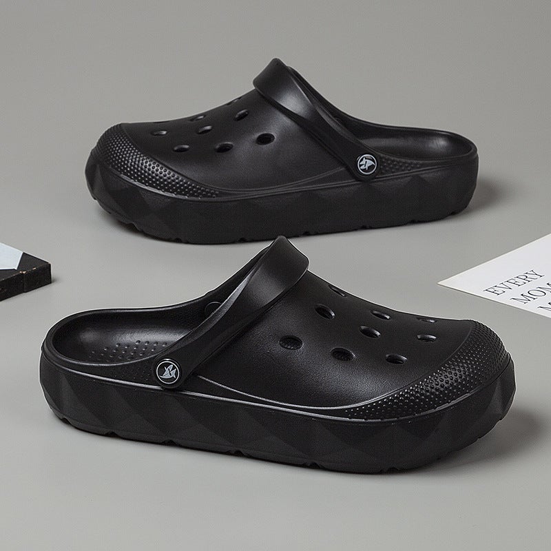 Croc Shoes Men'S Summer Outdoor Slippers, Non-Slip, Wear-Resistant, Comfortable For Sports And Beach, Lightweight And Casual - Image 5